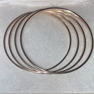 Rose gold minimalist bracelets